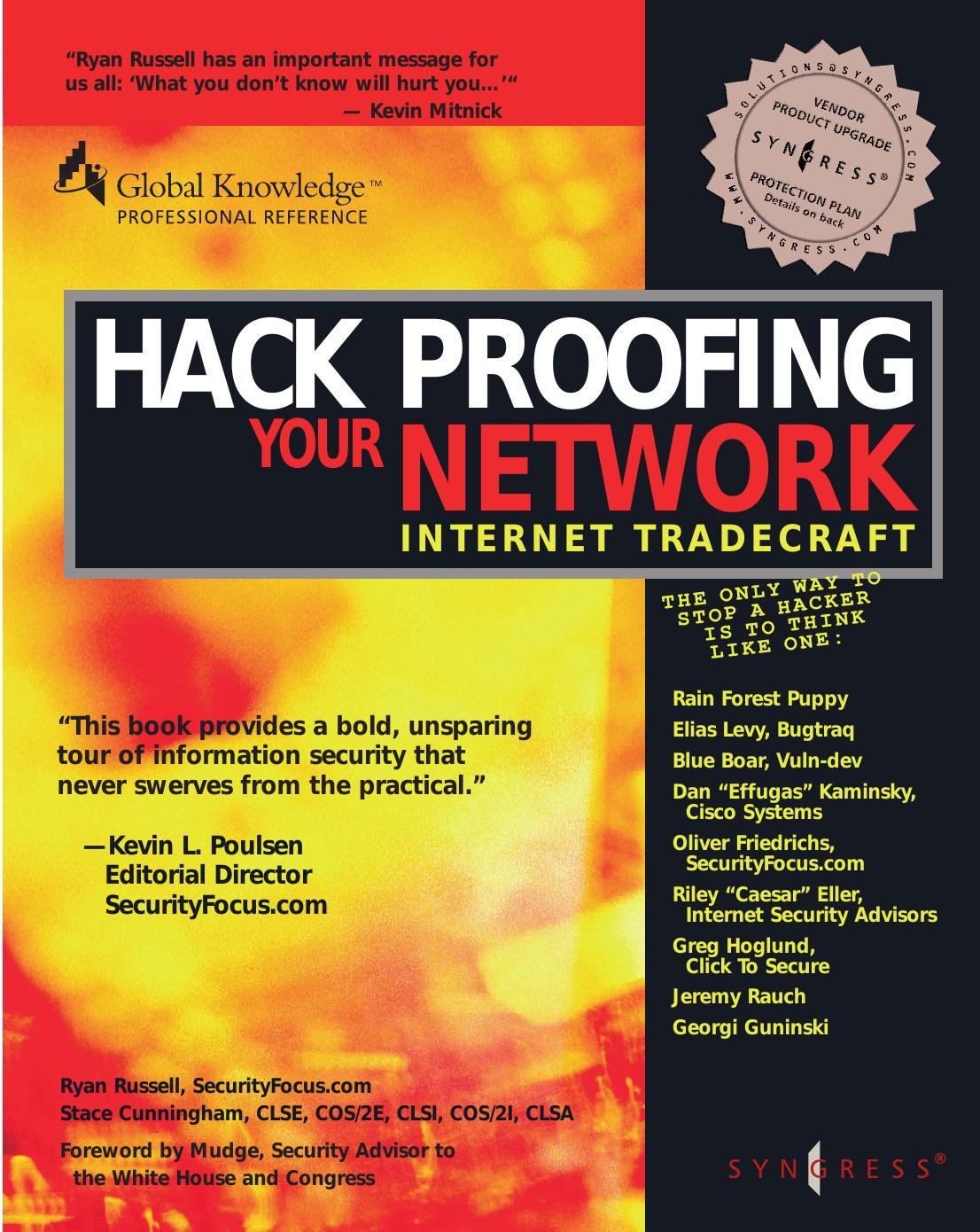 Hack Proofing Your Network